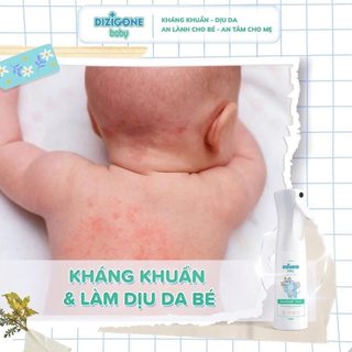 Xịt kháng khuẩn Dizigone Baby 300ml - Kháng khuẩn 99.9% an toàn cho bé sơ sinh, vệ sinh cơ thể, đồ chơi và bề mặt