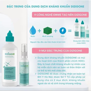 Dung dịch Dizigone loại bỏ vi khuẩn (1 chai x 300ml)