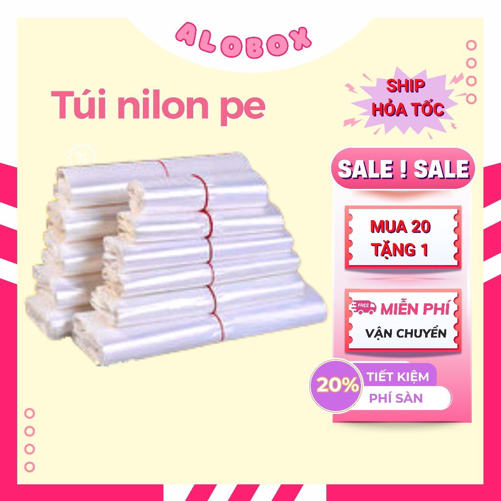 Nilon túi to pe, nilông pe lớn, bọc nilon to dày, túi nilong vô hàng ...