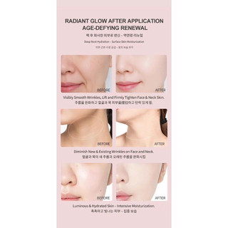 [hộp 10 nạ] Mặt Nạ Nâng Cơ Mặt Chống Nhăn Cơ Cổ Cấp Ẩm Bổ Sung Collage Tăng Độ Đàn Hồi Hạn Chế Hình Thành Vết Nhăn