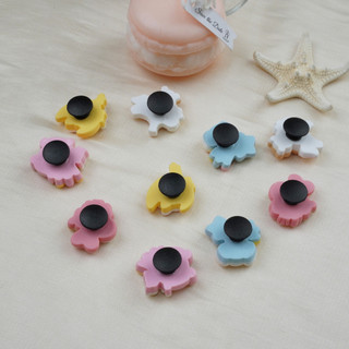 Bộ 10 Sticker, Charm 3D chủ đề Gấu bong bóng DIY gắn Dép Sục, Cá Sấu JB-222 Mita