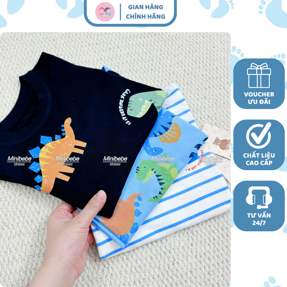 [À ƠI SHOP] H71- set 3 bộ dài khủng long nhiều màu mini- a100.307