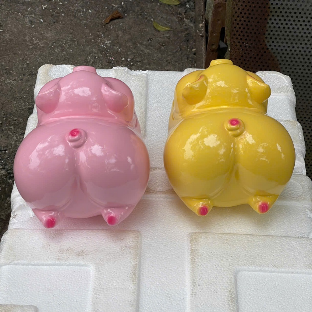 Heo Đất Lợn Đất Heo bay đáng yêu cute Ống heo tiết kiệm tiền,trang trí,quà tặng