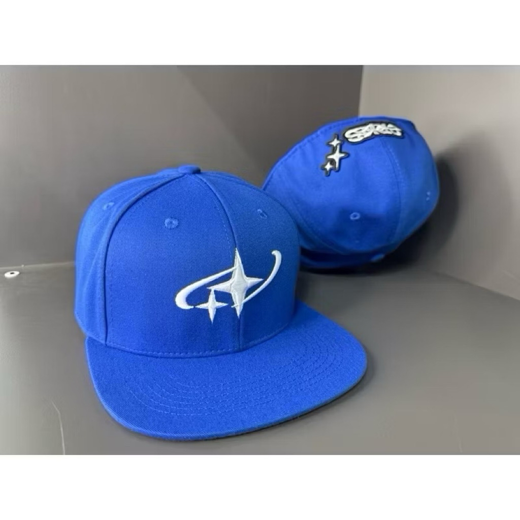 Mũ hiphop bít đuôi thời trang đội ngược - Nón lưỡi trai kaki mỏ bằng thêu logo ngôi sao siêu đẹp