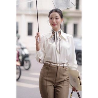 Áo sơ mi LA514 dáng basic suông nhẹ năng động