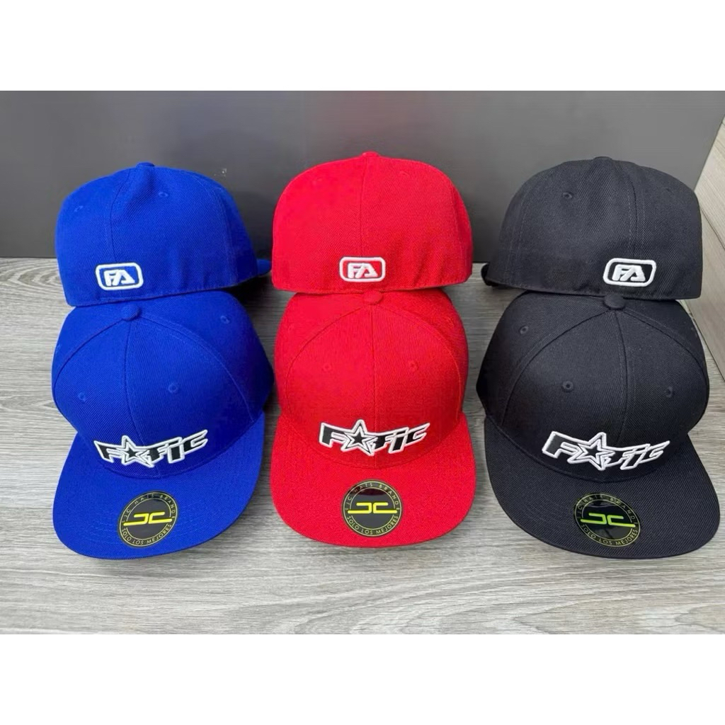Mũ hiphop bít đuôi mang ngược thời trang - Nón lưỡi trai mỏ bằng kaki sao thêu logo FA-tic siêu đẹp