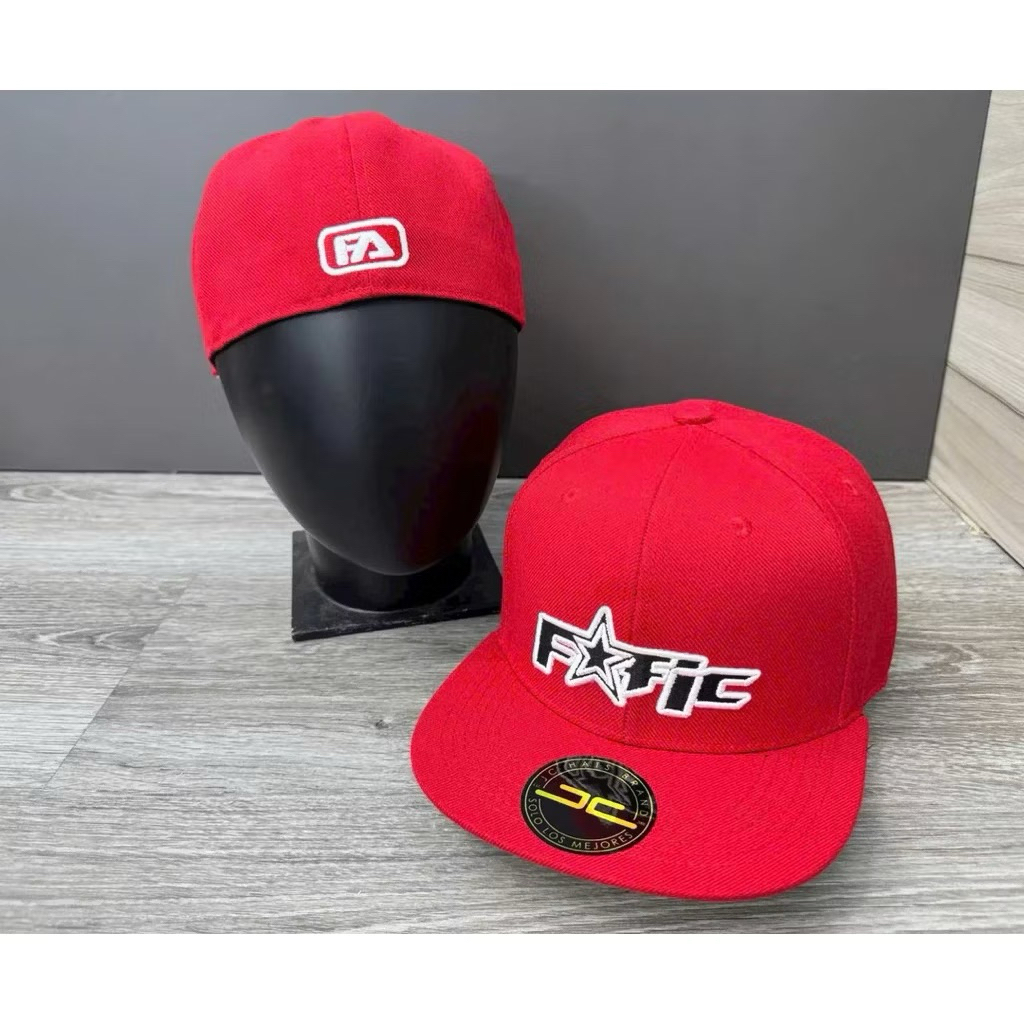 Mũ hiphop bít đuôi mang ngược thời trang - Nón lưỡi trai mỏ bằng kaki sao thêu logo FA-tic siêu đẹp