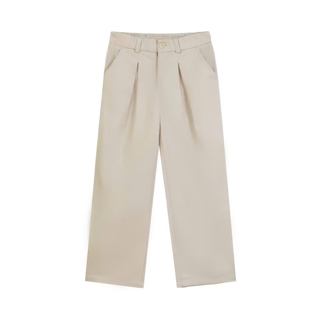 Quần Dài KaKi Ống Rộng Nam Thời Trang Unisex Halley D29