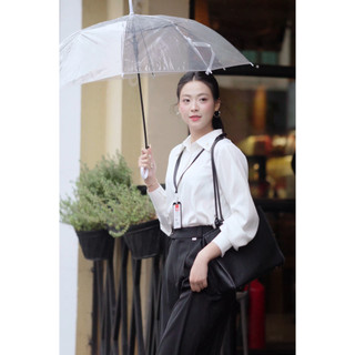 Áo sơ mi LA516 dáng suông phối nơ cài ve cổ