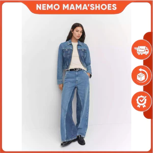 MANGO QUẦN JEAN NỮ SUÔNG PHỐI MÀU WASH CÁ TÍNH (231003005)