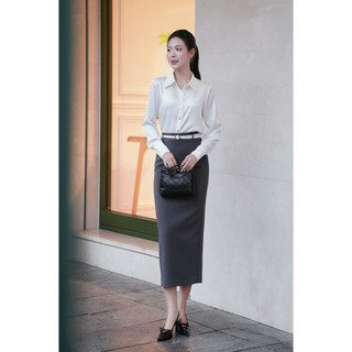Chân váy midi LV183 dáng ôm dài thon gọn
