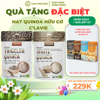Hạt diêm mạch quinoa 3 màu, quinoa trắng hữu cơ C'LaVie 200g