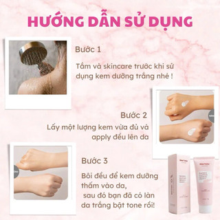 Kem Body Dưỡng Trắng Da Nâng Tone Tức Thì Hemi Today Dưỡng Da An Toàn 100ml