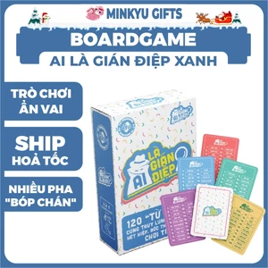 Bộ Game Ai Là Gián Điệp, 240 Từ khoá, CardGame Truy Tìm Gián Điệp, Suy Luận Đỉnh Cao