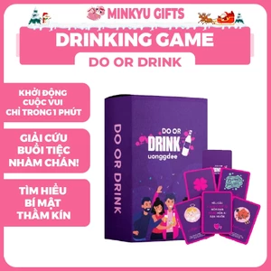 Bộ Bài Drinking Game Do Or Drink Gồm 66 xLá Thử Thách Đa Dạng Giải Trí Cùng Hội Bạn Bè