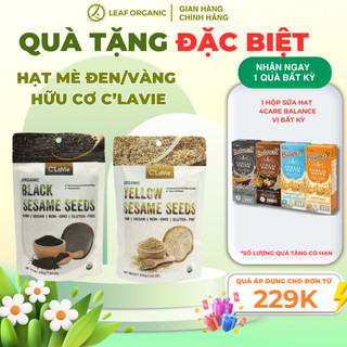 Hạt mè đen mè vàng, vừng đen, vừng vàng hữu cơ C'LaVie 200g