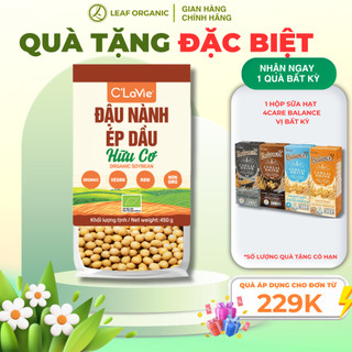 Đậu nành ép dầu hữu cơ C'LaVie 450g