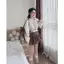 Set Áo Croptop Voan Tay Dài + Váy Ngắn Xếp Tầng – Đi Chơi Xinh Xắn HCOM26913