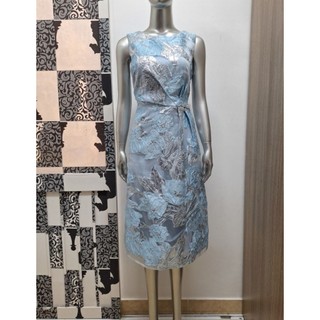 Đầm midi hoa ánh bạc vnxk dư R&M RICHARDS size 10(N100-105)