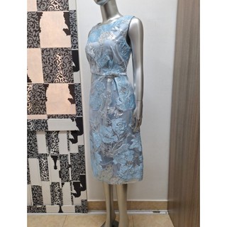 Đầm midi hoa ánh bạc vnxk dư R&M RICHARDS size 10(N100-105)