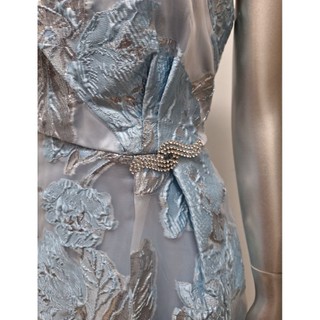 Đầm midi hoa ánh bạc vnxk dư R&M RICHARDS size 10(N100-105)