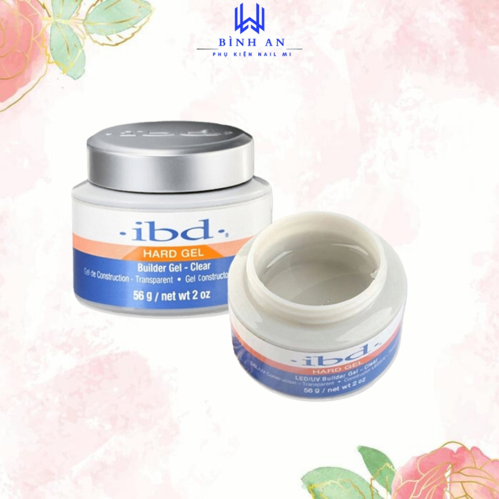 Hũ Gel Đắp Móng Nail, Gel Đắp Móng Không Nóng IBD 56g Chính Hãng [ Bình An ]
