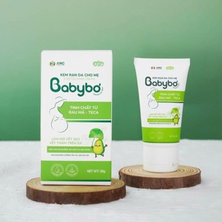 [New] BabyBơ - Kem rạn da cho mẹ - Dưỡng ẩm, làm mờ các vết thâm sẹo trên da - 30gr