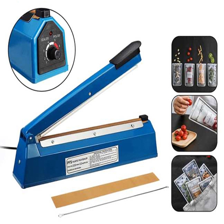 Máy dán miệng túi PFS-300 đa năng dán túi nilon, zip bạc, túi giấy craft