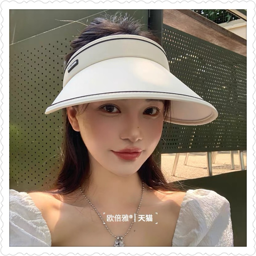 Nón vành rộng hở chóp chống nắng chất mềm dễ đội , phụ kiện thời trang nữ rẻ