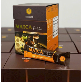 Ngũ Cốc Matcha Cacao Hộp 20 Gói Thủy Chi Cacao Không Đường Không Chất Bảo Quản