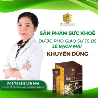 Ngũ Cốc Matcha Cacao Hộp 20 Gói Thủy Chi Cacao Không Đường Không Chất Bảo Quản
