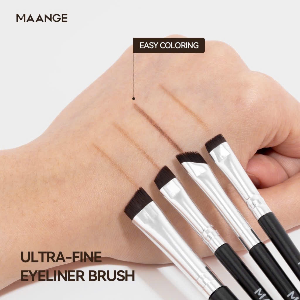MAANGE Bộ cọ trang điểm mắt 4 cây tiện lợi đủ chi tiết | NHÍM HOUSE