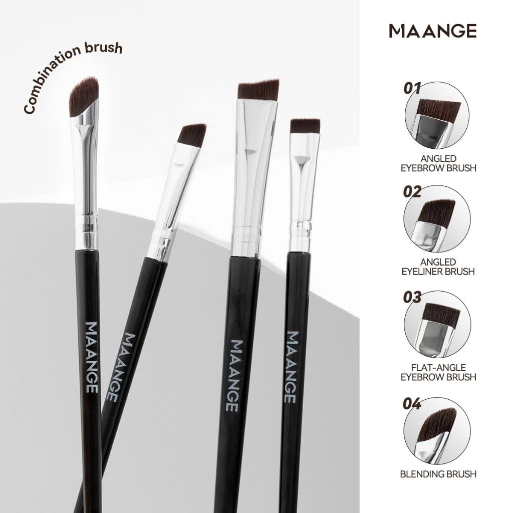 Bộ cọ mắt 4 cây MAANGE Cọ Chi Tiết Cho Cá Nhân - MAG52047HB | NHÍM HOUSE