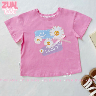 Áo thun bé gái cotton in hoa baby dễ thương J6251 – Phong cách nhẹ nhàng nữ tính, mềm mịn thoáng mát