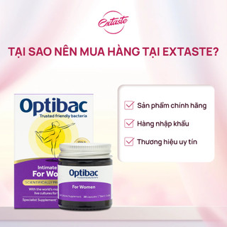 [CHÍNH HÃNG] Viên uống bổ sung lợi khuẩn Optibac Probiotics men vi sinh cho phụ nữ hộp 14/30/90 viên