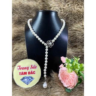 Dây Ngọc Trai San Hô Nhân Tạo Dáng Dài, Hạt Cách Điệu, Kèm Mặt Mở Đeo Dài Ngắn Tuỳ Ý