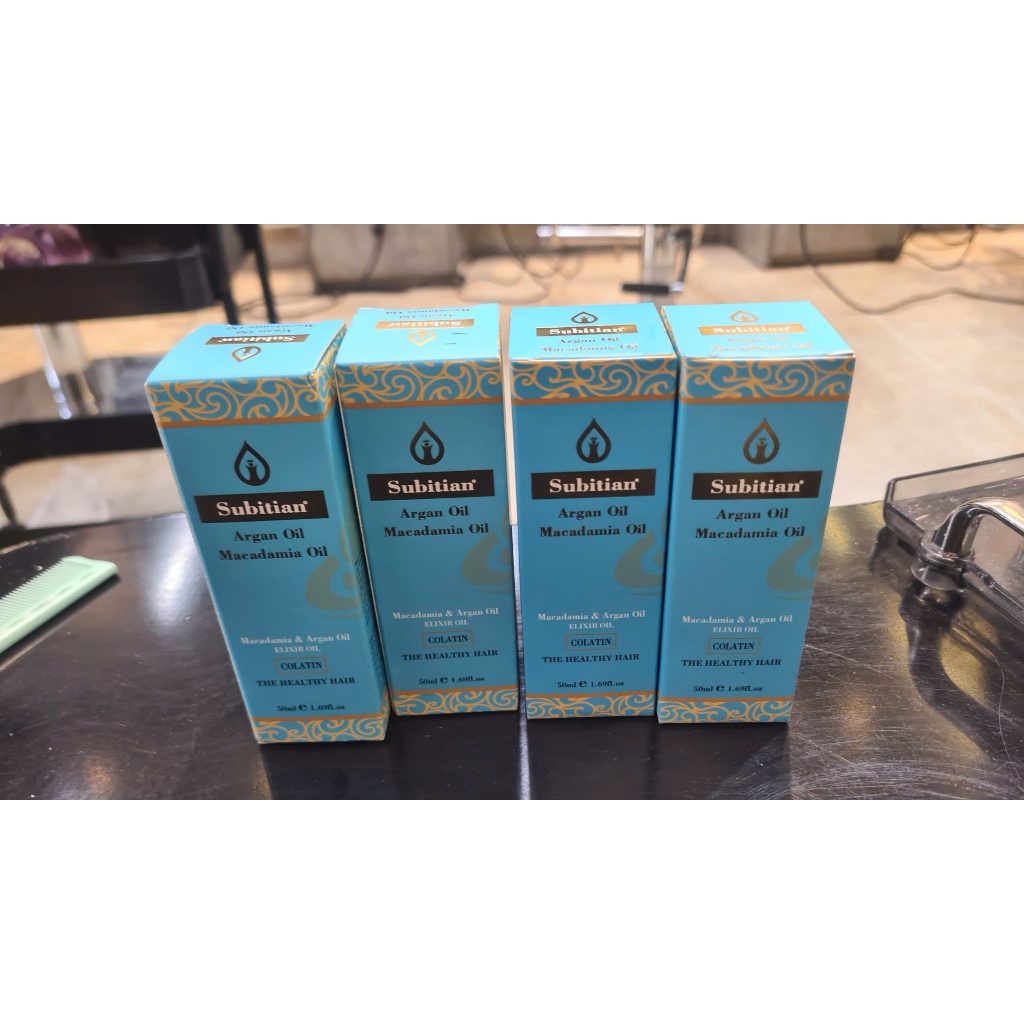 [Chính hãng]Tinh dầu dưỡng bóng tóc Subitian Argan Oil Macadamia 50ml
