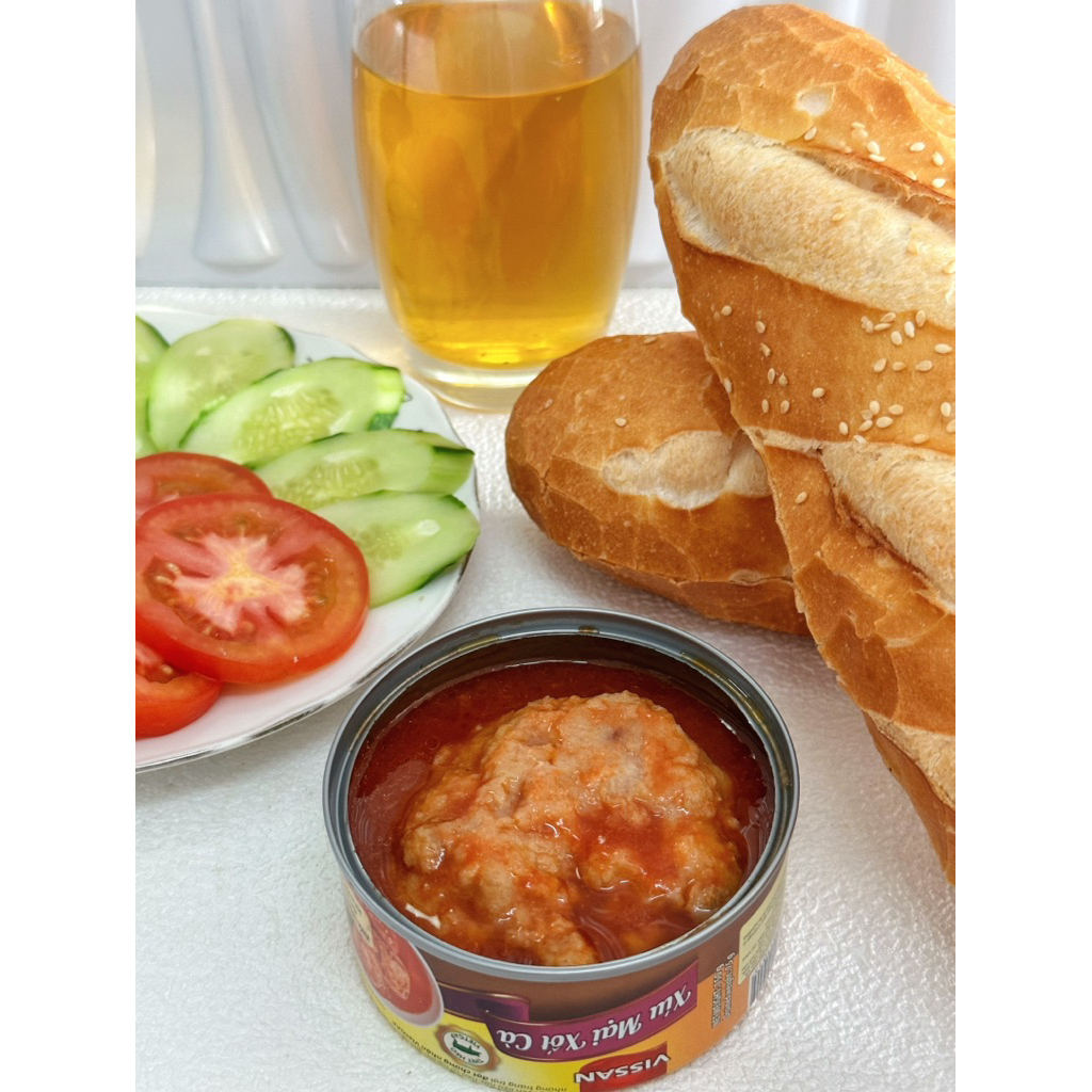 [Combo 5 Hộp] Xíu Mại Xốt Cà Vissan 150g Chính Hãng Date 2029, HSD 36 Tháng, Ăn Liền Tiện Lợi