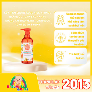 Sữa Tắm GOOD KIDS Atono2 Cho Bé Từ 3 Tuổi Làm Sạch Bụi Mịn Dưỡng Ẩm 500g | Babymall & Care