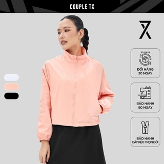 Áo Khoác Dù Nữ Couple TX Cổ Đứng Không Nón Form Relax Boxy WOP 2095
