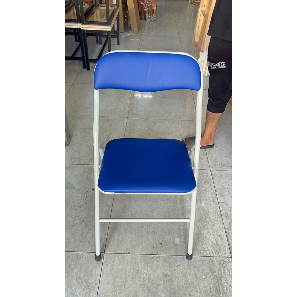 Ghế Nệm Văn Phòng – Ghế Gấp Lưng Tựa Êm Ái – Khung Sắt Sơn Tĩnh Điện