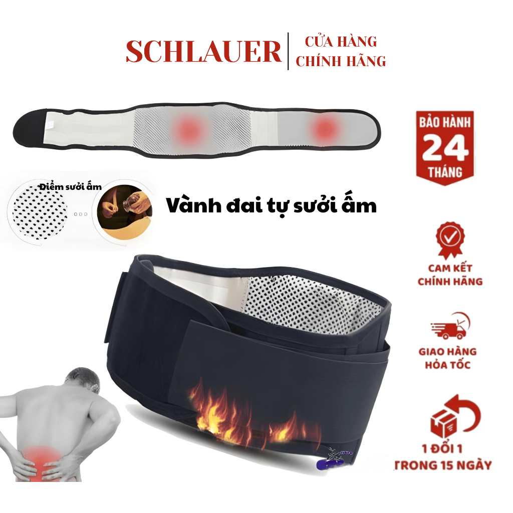 Đai lưng đá nóng Jamaica cố định cột sống chống thoát vị đĩa đệm , thoái hóa cột sống làm từ đá nóng
