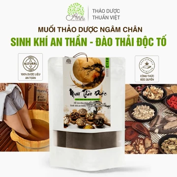 Muối Thảo Dược Ngâm Chân Dr.Ann, Muối Ngâm Chân Hỗ Trợ Giảm Đau Nhức, Lạnh Bàn Chân Giúp Ngủ Ngon