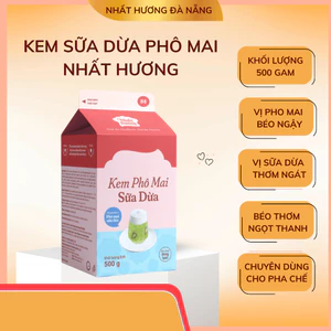 Kem Sữa Dừa Phô Mai Nhất Hương 500 Gram