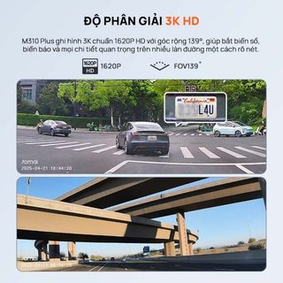 Camera hành trình 70mai M310 Plus [TẶNG VIETMAP] - Phiên bản quốc tế, hỗ trợ tiếng Việt, Bảo hành 12T