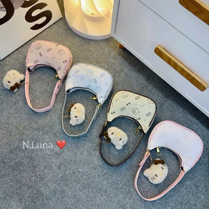🐾Túi mini kẹp nách cho bé 14cm (tặng kèm gấu)🐾