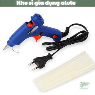 Súng Bắn Keo Nến Mini Cầm Tay 20W – Máy Bắn Keo Dán Nhiệt Kèm Keo Nến – Dùng Gia Đình, Handmade, Sửa Chữa
