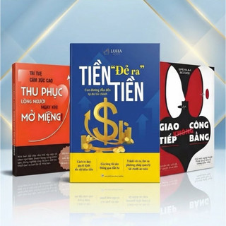 Sách - Combo 3 cuốn: Tiền đẻ ra tiền (Luha Books chính hãng) + Thu phục lòng người + Giao tiếp không công bằng