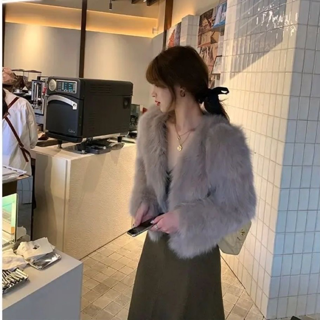 [ẢNH THẬT+VIDEO]-ÁO KHOÁC LÔNG DÁNG NGẮN SANG CHẢNH, ĐỦ SIZE S-XL, 5 MÀU