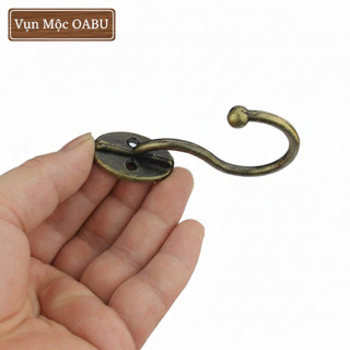 Combo 5-10 móc treo kim loại gắn tường Oabu phong cách cổ điển decor vintage 21a